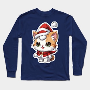 Cat Christmas Long Sleeve T-Shirt